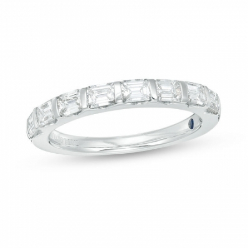 Обручальное кольцо "Сияние "с сапфиром и бриллиантами
