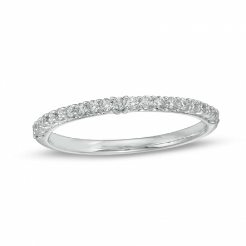 Обручальное кольцо "Минимальзм" с бриллиантами и сапфиром