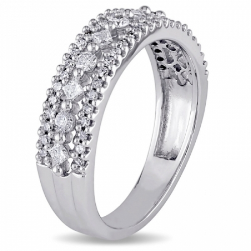Обручальное кольцо "Геометрия" с бриллиантами