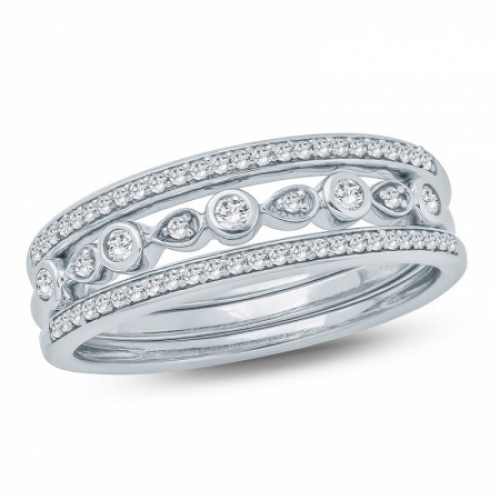 Обручальное кольцо "Очарование" с бриллиантом