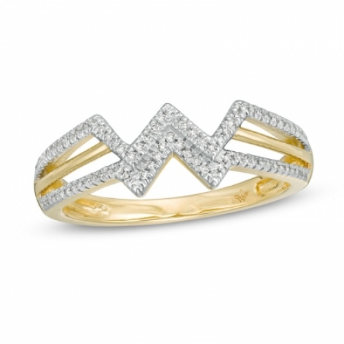 Женское кольцо из желтого золота 585 пробы с бриллиантом