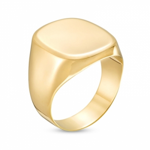 Мужское кольцо из желтого золота 585 пробы