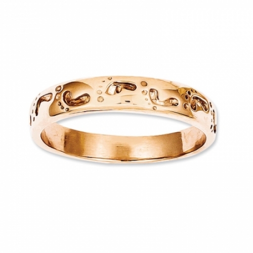 Женское кольцо из красного золота 585 пробы