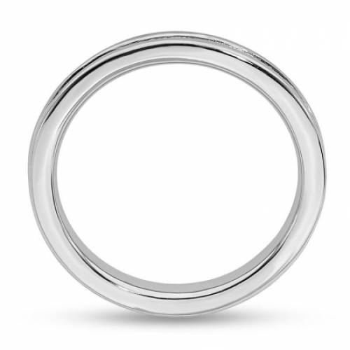 Обручальное кольцо из серебра