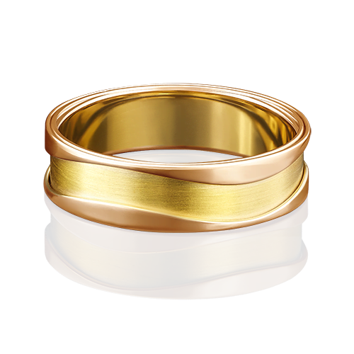 Золотое обручальное кольцо без камней
