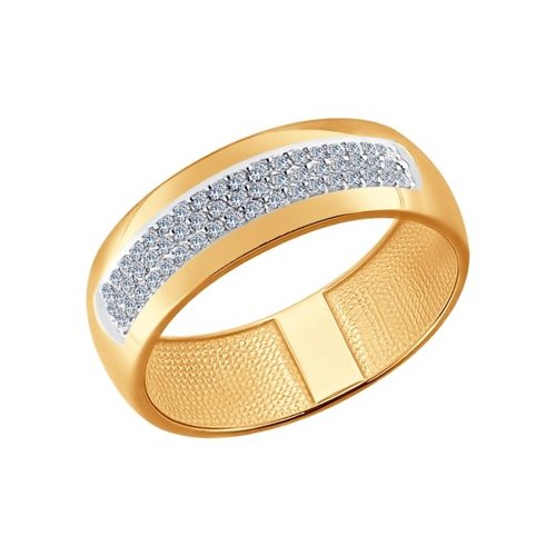 SOKOLOV Золотое обручальное кольцо (Бриллиант) SOKOLOV
