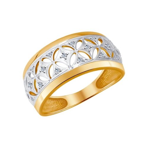 SOKOLOV Золотое кольцо (Бриллиант) SOKOLOV