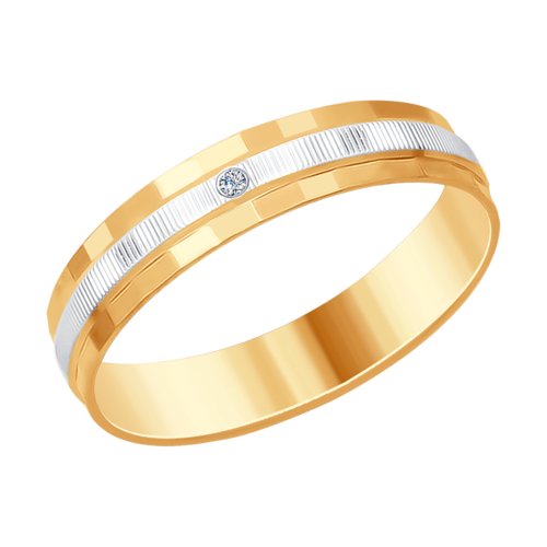 SOKOLOV Кольцо из золота алмазной гранью с бриллиантом