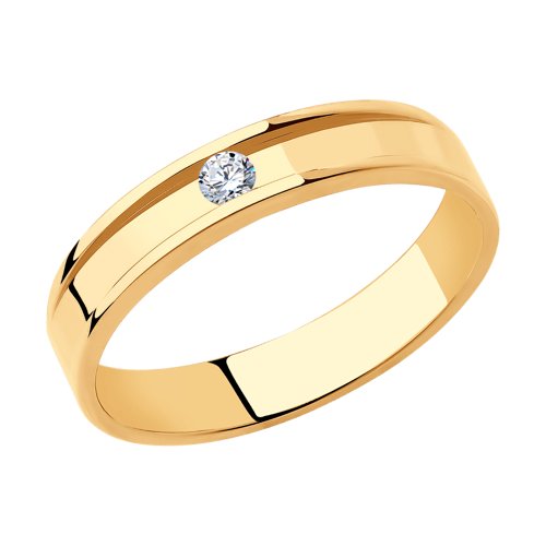 SOKOLOV Обручальное кольцо из золота с бриллиантом