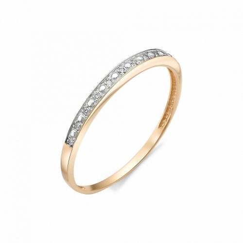 Ювелирная фабрика «Алькор» Золотое кольцо с бриллиантами