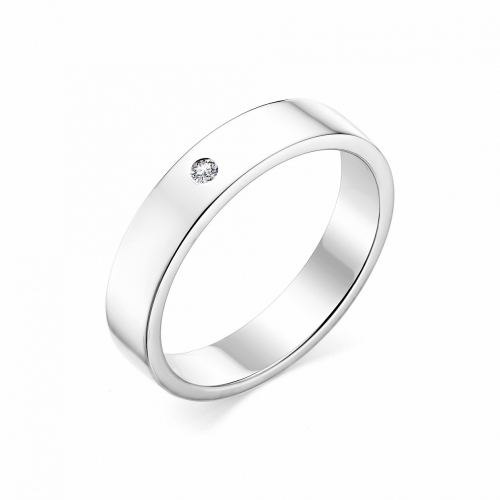 Ювелирная фабрика «Алькор» Обручальное кольцо с бриллиантом