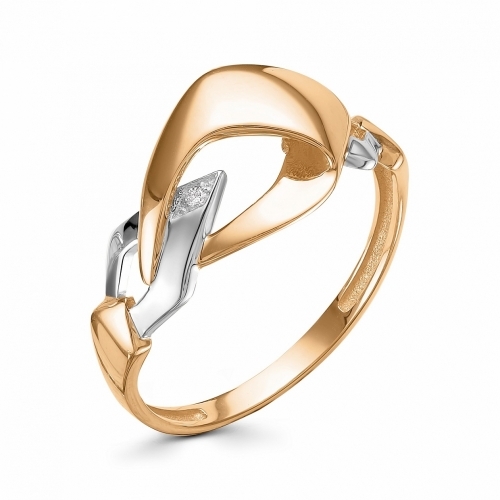 Женское золотое кольцо (Бриллиант)