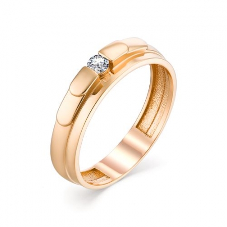 13128-100 женское кольцо из золота с бриллиантом