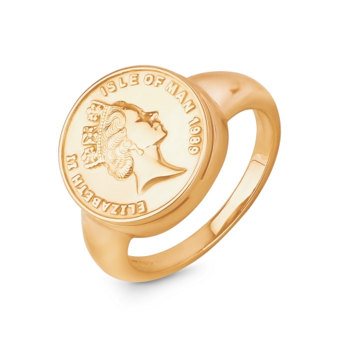 Кольцо Елизавета II из золота