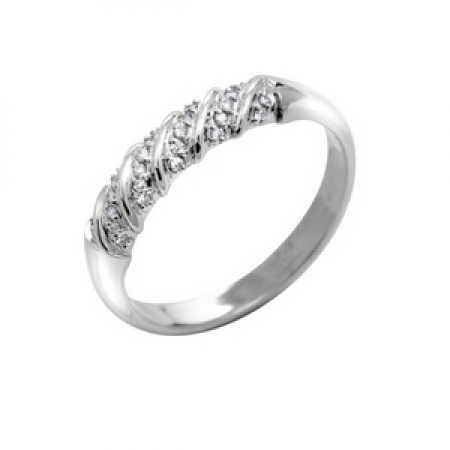 Т-12911 золотое кольцо с бриллиантами