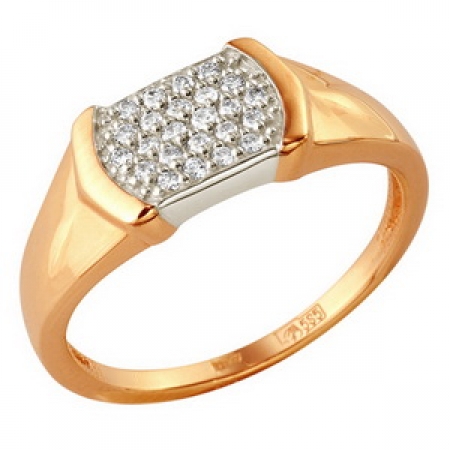 Т-12917 мужское золотое кольцо с бриллиантами