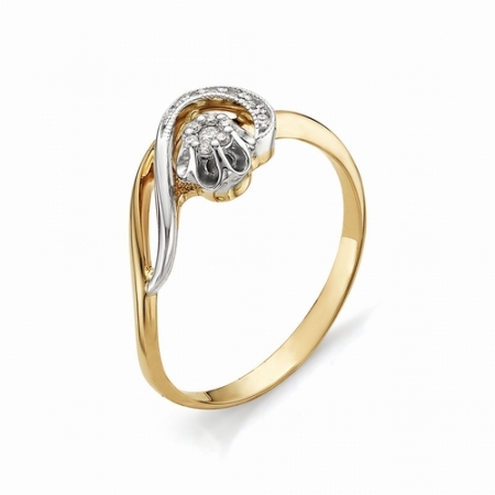 11113-100 женское золотое кольцо с бриллиантом