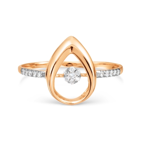 Т141017515 золотое кольцо с бриллиантами