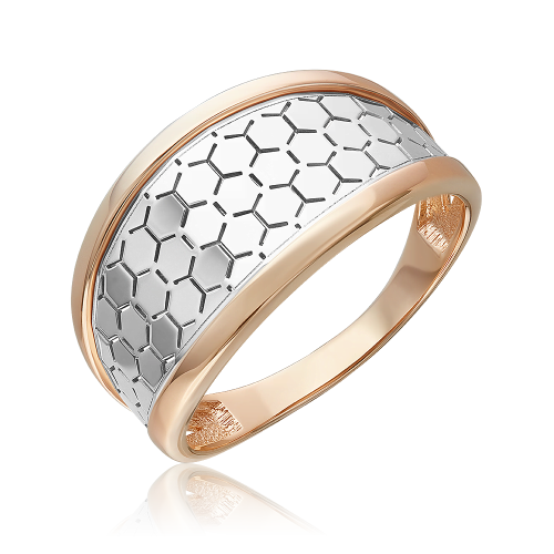 Кольцо из комбинированного золота