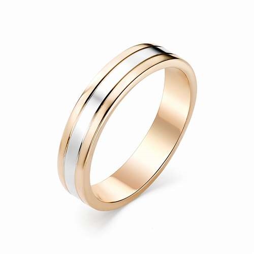 Ювелирная фабрика «Алькор» Обручальное кольцо из красного золота без камней