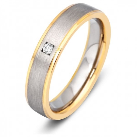 Ювелирная компания «ТИТУЛ» Обручальное кольцо с бриллиантом