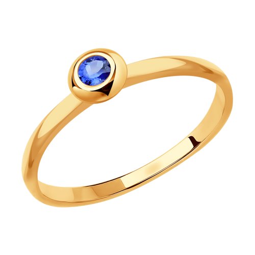 SOKOLOV Кольцо из золота с голубым сапфиром