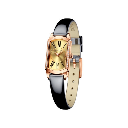 SOKOLOV Женские золотые часы с бриллиантами Magic