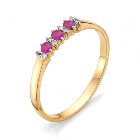 11230-103 женское золотое кольцо с бриллиантом