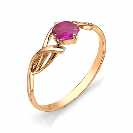 11260-103 золотое кольцо с рубином