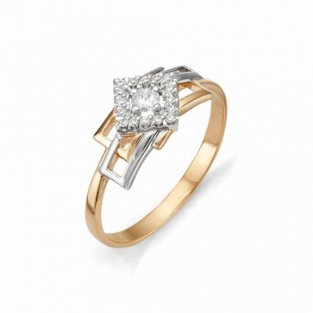 11517-100 золотое кольцо с бриллиантами