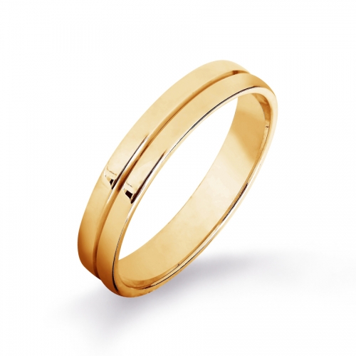 Ювелирный завод Топаз Золотое кольцо обручальное