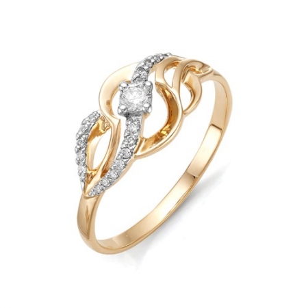 11419-100 золотое кольцо с бриллиантами
