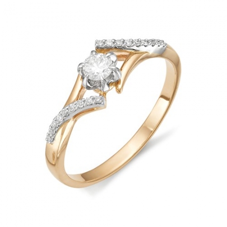 11600-100 золотое кольцо с бриллиантами