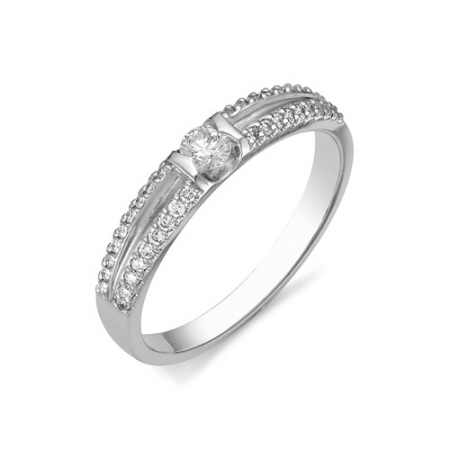 11642-200 кольцо из белого золота с бриллиантами