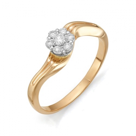 11592-100 золотое кольцо с бриллиантами