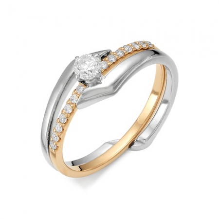 11648-200 кольцо из белого золота с бриллиантами