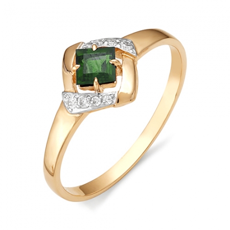11543-101 женское золотое кольцо с бриллиантом