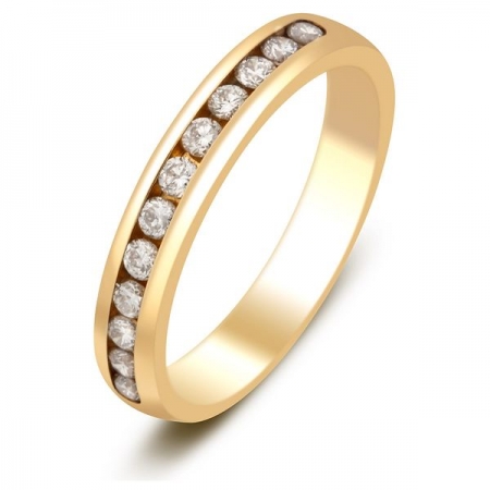 Ювелирная компания «ТИТУЛ» Обручальное кольцо из желтого золота с бриллиантами