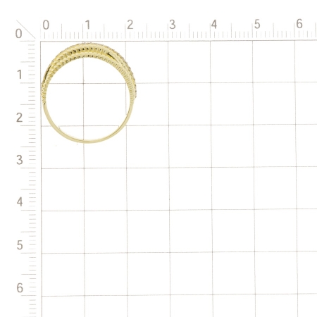 Т942017924 кольцо из желтого золота с фианитами