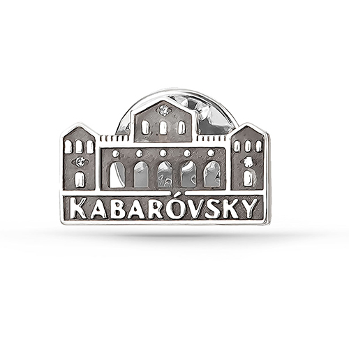 Ювелирный дом Kabarovsky Значок из белого золота 585 пробы с бриллиантами