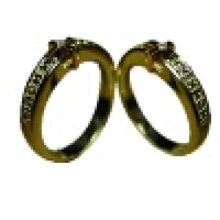 Т31101280 кольцо из белого золота с бриллиантом