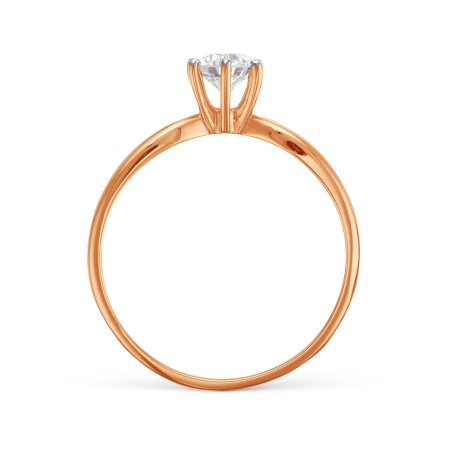 Т141016539-0,4 золотое кольцо с бриллиантом