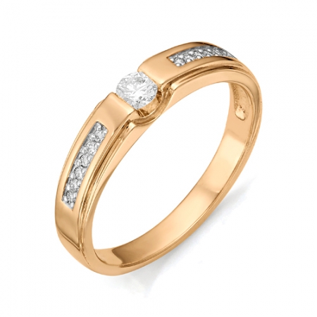 11644-100 золотое кольцо с бриллиантами