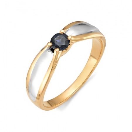 11610-102 золотое кольцо с сапфиром