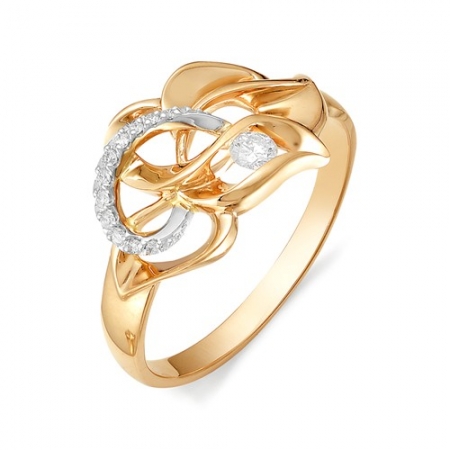 11596-100 золотое кольцо с бриллиантами