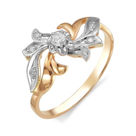 1544-100 золотое кольцо с бриллиантами
