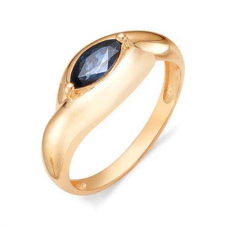 11739-102 золотое кольцо с сапфиром