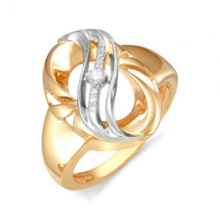 11611-100 золотое кольцо с бриллиантами