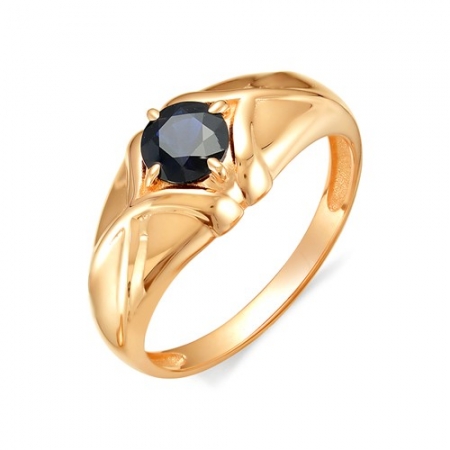 11725-102 золотое кольцо с сапфиром