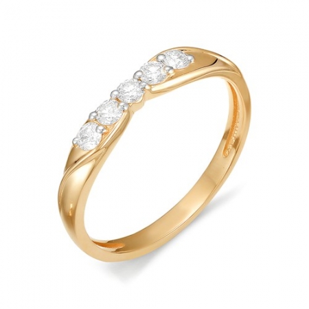 11774-100 золотое кольцо с бриллиантами